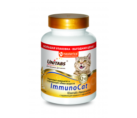 Unitabs ImmunoCat с Q10 200таб для иммунитета у кошек  фото, цены, купить