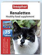Beaphar Renaletten 75таб витамины для кошек с почечными проблемами фото, цены, купить
