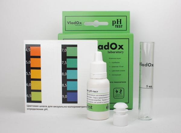 VladOx ТЕСТ pH  4.5-9.0 для измерения водородного показателя фото, цены, купить