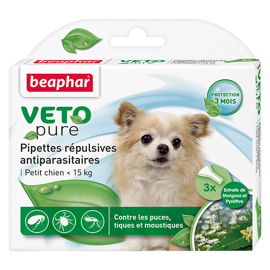 Beaphar VETO pure Био капли для собак (3пип*1мл) до 15кг фото, цены, купить