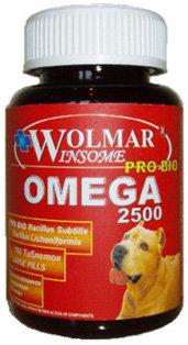 WOLMAR Pro Bio OMEGA 2500 100таб (1т/40кг) для собак крупных пород фото, цены, купить