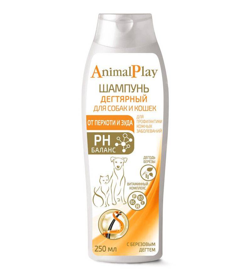 Animal Play-Шампунь дегтярный универсальный для собак и кошек 250мл фото, цены, купить