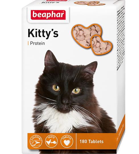 витамины Beaphar Kitty’s Протеин 180таб фото, цены, купить