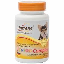 Витамины Unitabs JuniorComplex c B9 для щенков, 100таб фото, цены, купить