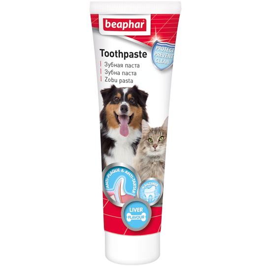 Зубная паста Beaphar со вкусом Печени 100г для кошек и собак фото, цены, купить
