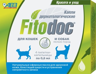 FITODOG Дерматологические капли на холку для кошек и мелких пород собак фото, цены, купить