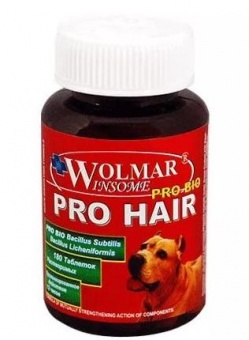 WOLMAR Pro Bio PRO HAIR 180таб (1т/10кг) для собак фото, цены, купить