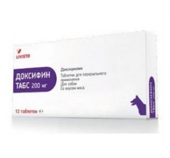 Доксифин ТАБС 200мг 12 таблеток фото, цены, купить