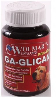 WOLMAR Pro Bio GA-GLICAN 180таб (1т/10кг) для собак фото, цены, купить
