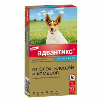 Адвантикс для собак (1 пипетка) 4-10кг фото, цены, купить
