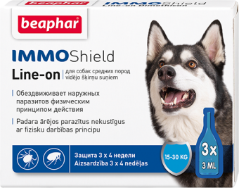 Vermicon Line-on/IMMO Shield для собак 15-30кг(3 пипетки) фото, цены, купить