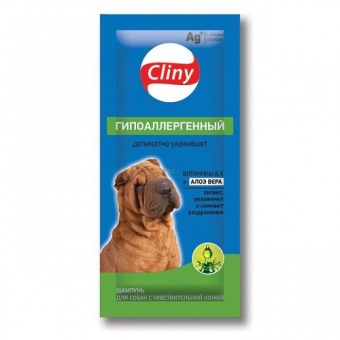 Cliny Гипоаллергенный 15мл шампунь для собак фото, цены, купить