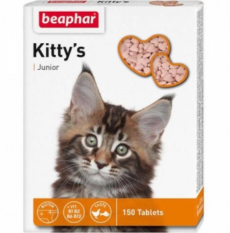 Beaphar Kitty's Junior 150таб витамины для котят фото, цены, купить