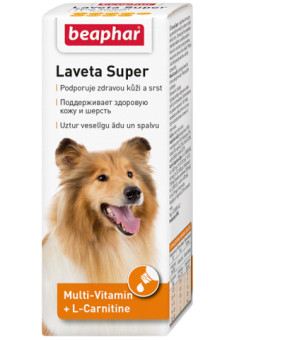 Beaphar Laveta Super 50мл витамины для красивой кожи и шерсти у собак фото, цены, купить